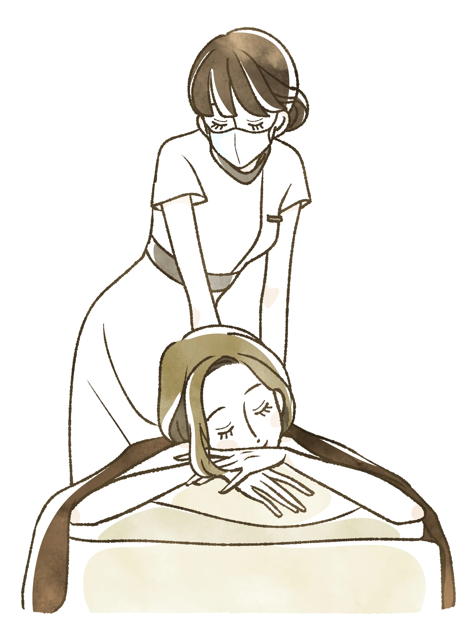 エステの施術をしている画像