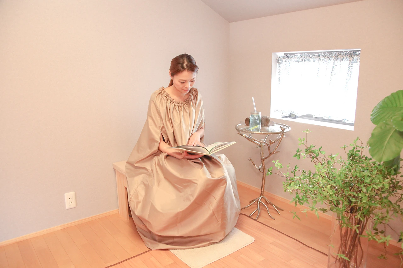 黄土よもぎ蒸し